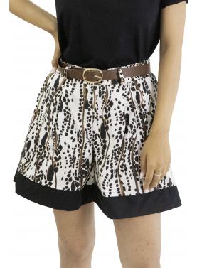 Shorts con cintura fantasia "Eva"